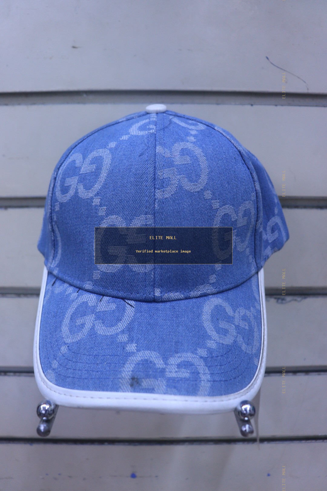 Gucci Monogram Denim Cap