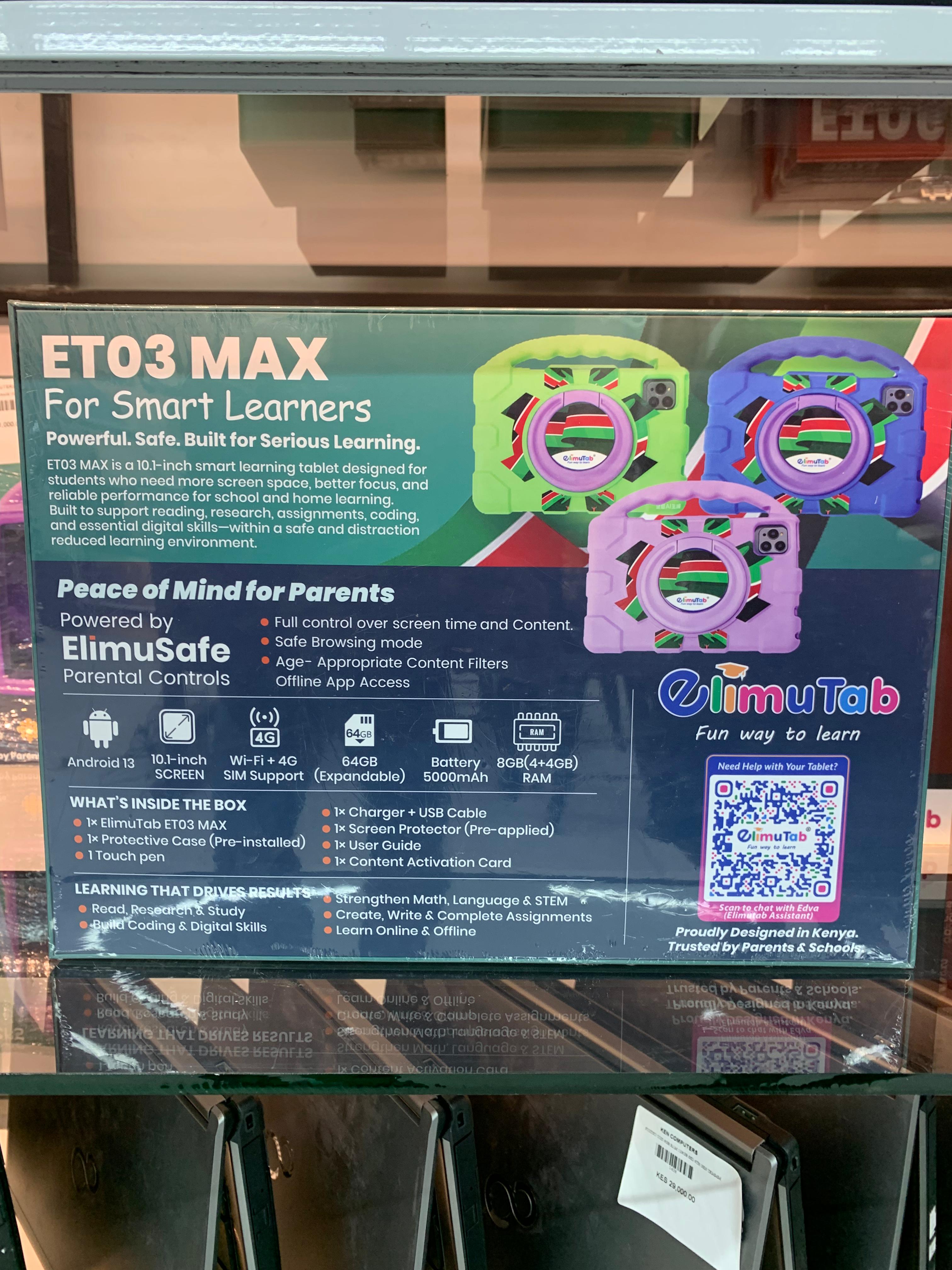 ElimuTab ET03 MAX Smart Learning Tablet