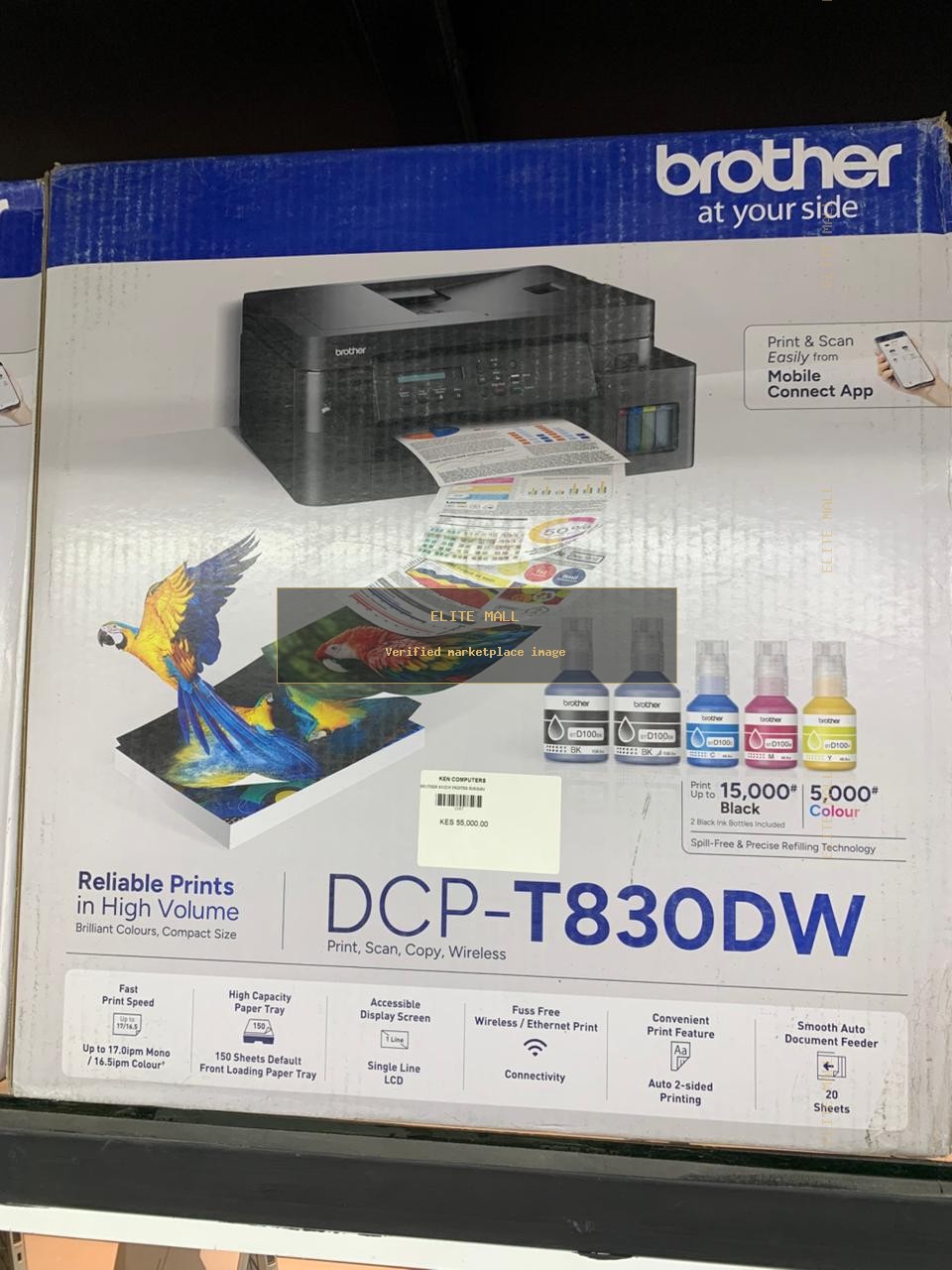 Brother DCP-T830DW Multifunction Printer from Ken Computers