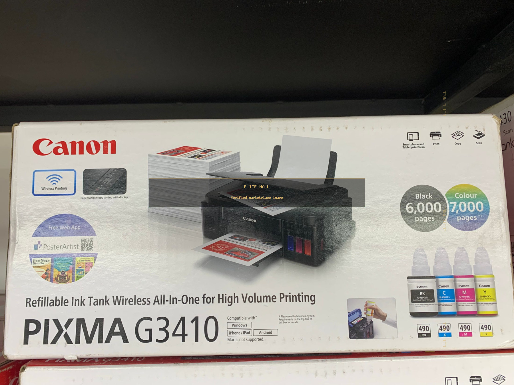 Canon PIXMA G3410 Refillable Ink Tank Wireless All-In-One Printer