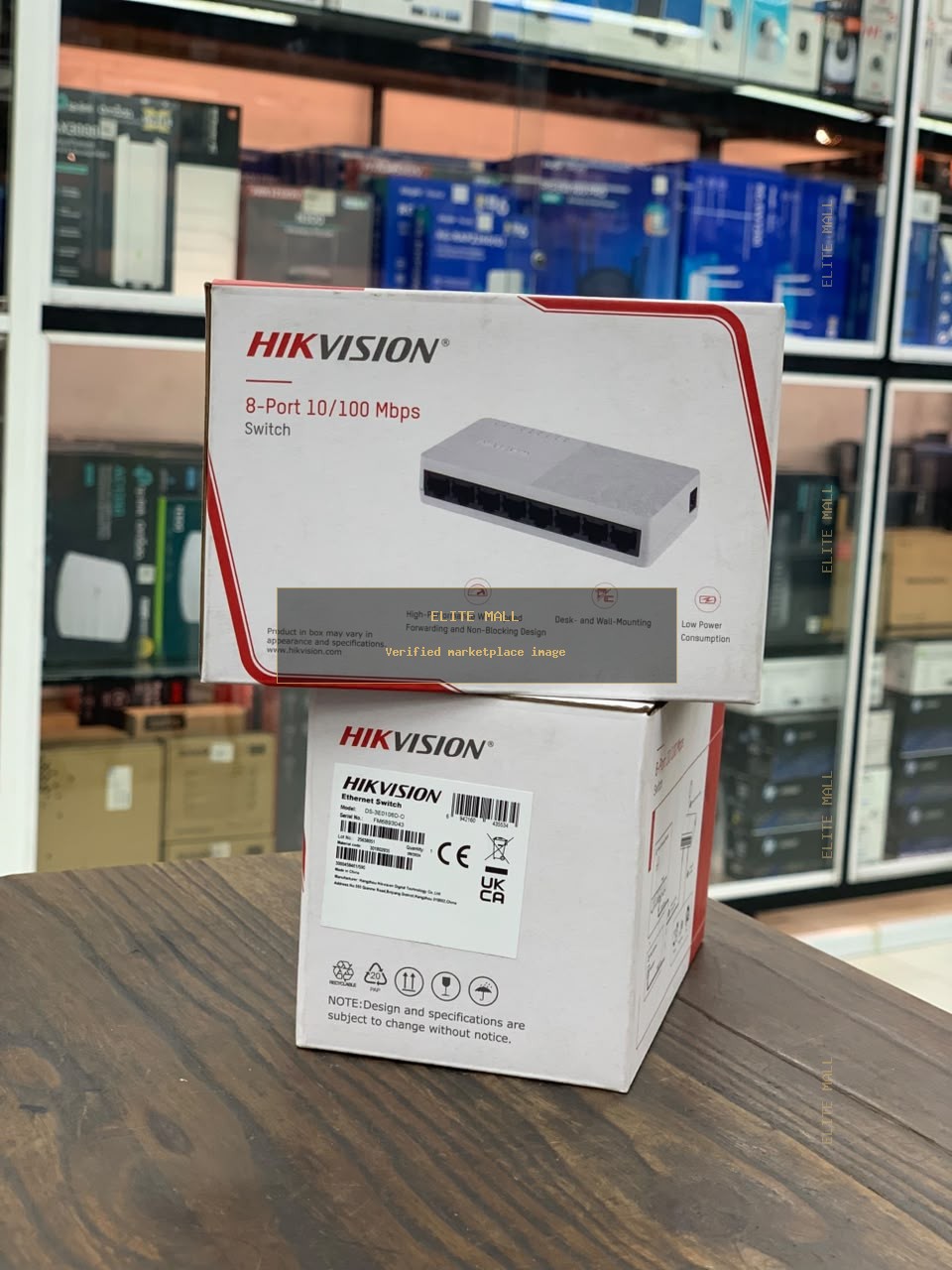 Hikvision DS-3E0108D-Q 8-Port 10/100 Mbps Switch from Ken Computers