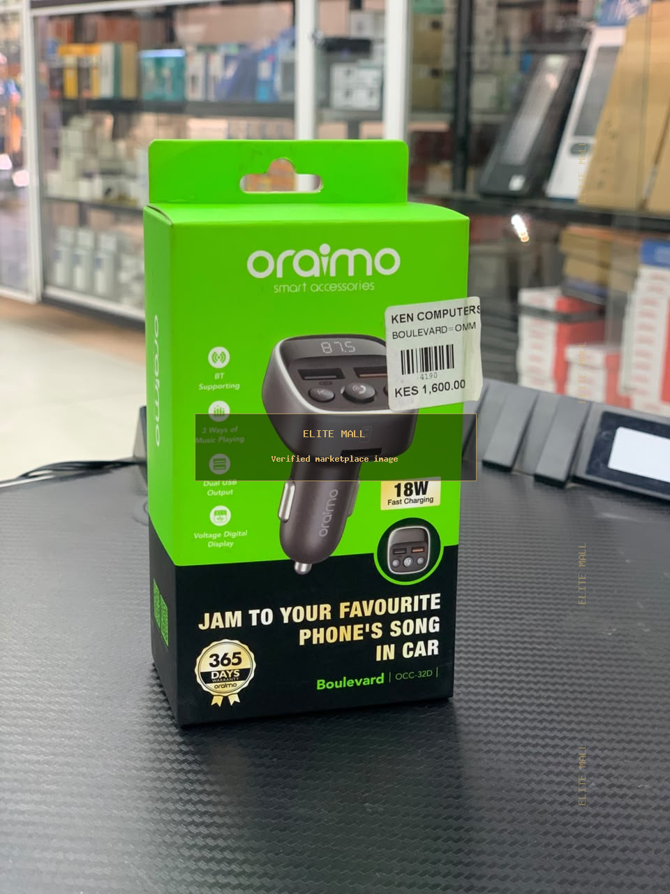 Oraimo Boulevard Car Charger OCC-32D from Ken Computers