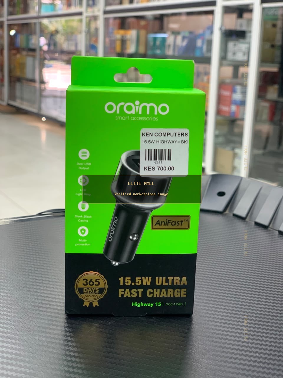 Oraimo Highway 15 Car Charger OCC-1152D