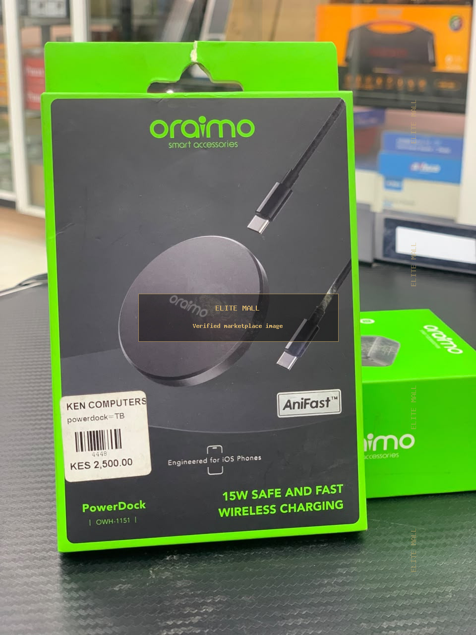 Oraimo PowerDock 15W Wireless Charger OWH-1151 from Ken Computers