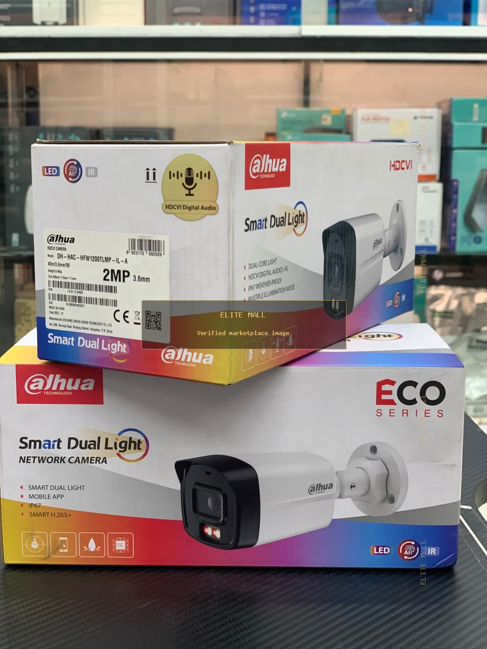 Dahua Smart Dual Light Network Camera DH-HAC-HFW1200TLMP-IL-A from Ken Computers
