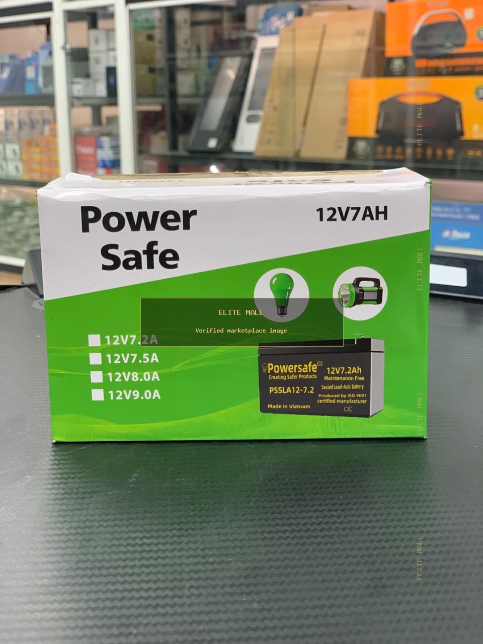 Power Safe 12V7.2Ah Sealed Lead-Acid Battery from Ken Computers