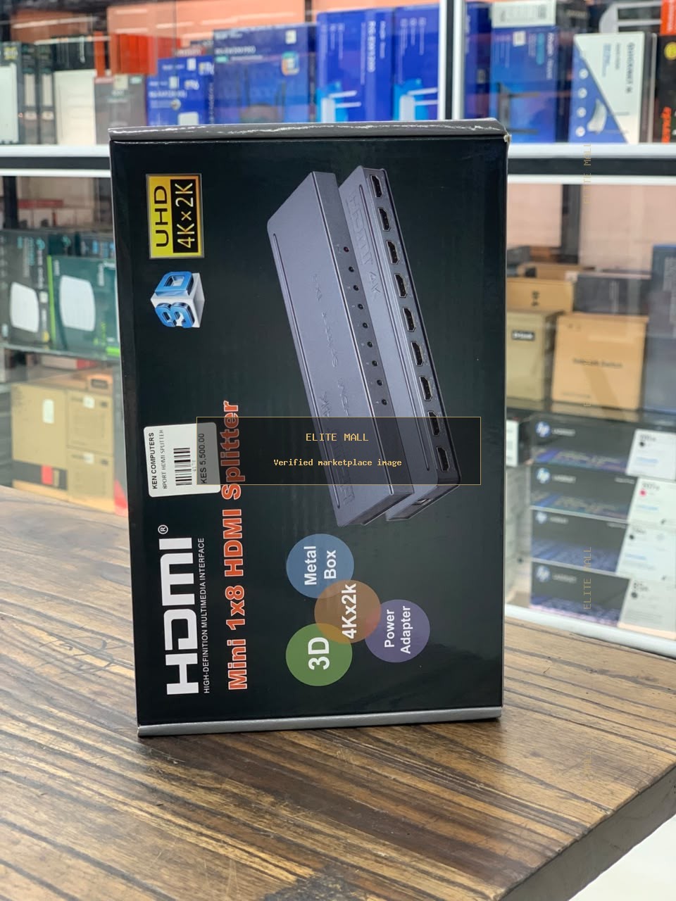 Mini 1x8 HDMI Splitter 4Kx2K