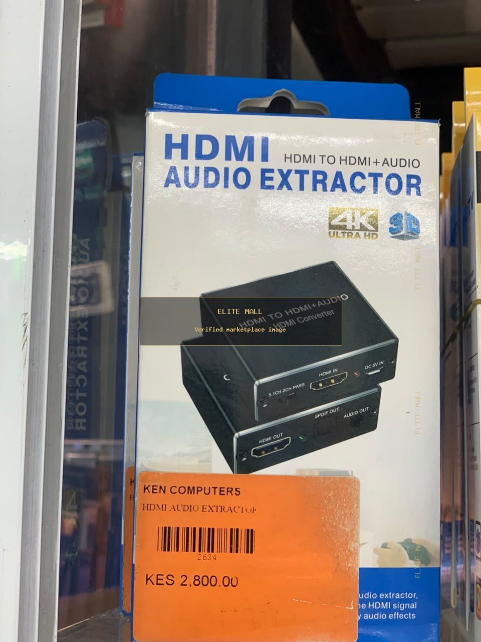 HDMI Audio Extractor HDMI to HDMI + Audio 4K Ultra HD from Ken Computers