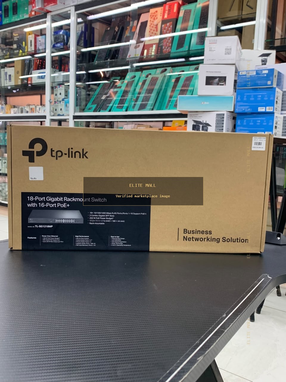 TP-Link 18-Port Gigabit Rackmount Switch with 16-Port PoE+ from Ken Computers
