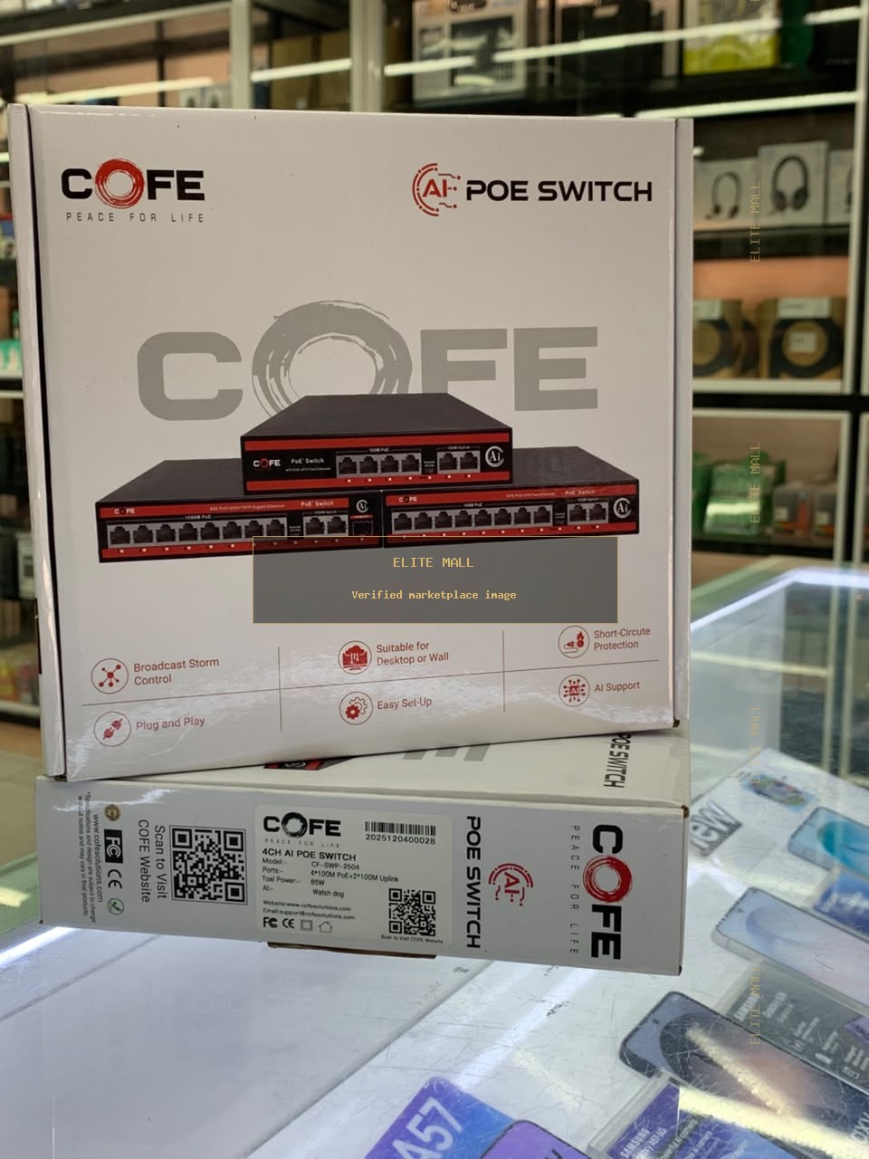 4CH AI POE Switch from Ken Computers