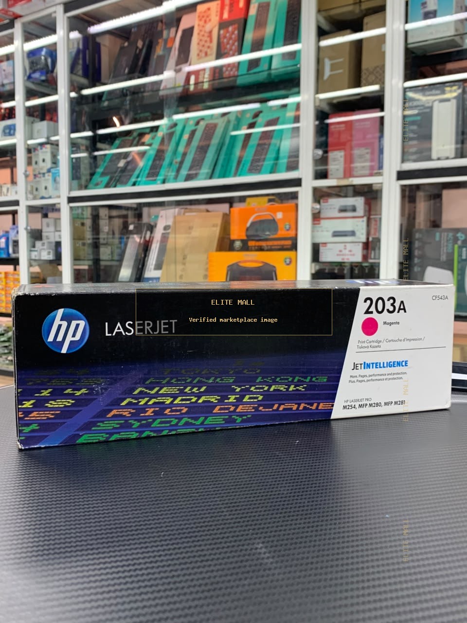 HP LaserJet 203A Magenta Toner Cartridge (CF543A) from Ken Computers