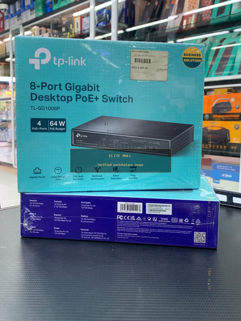 TL-SG1008P 8-Port Gigabit Desktop PoE+ Switch from Ken Computers