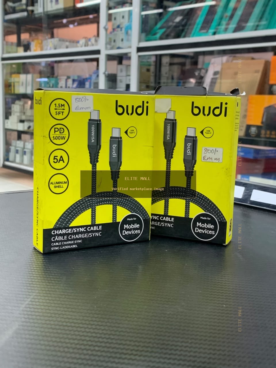 1.5M Type-C Charge/Sync Cable PD 100W from Ken Computers