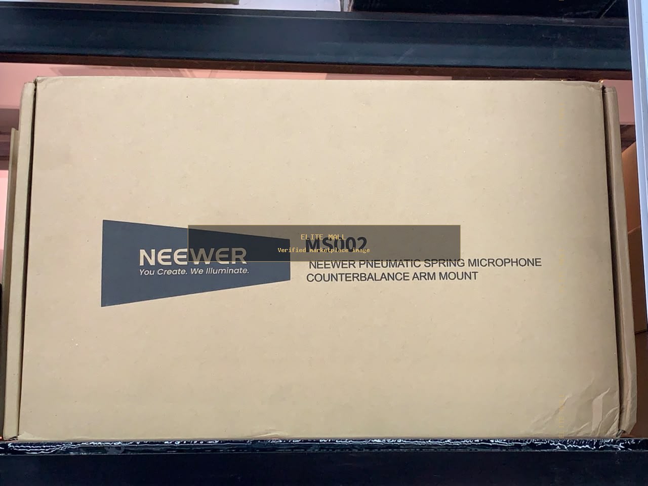MS002 Pneumatic Spring Microphone Counterbalance Arm Mount from Ken Computers