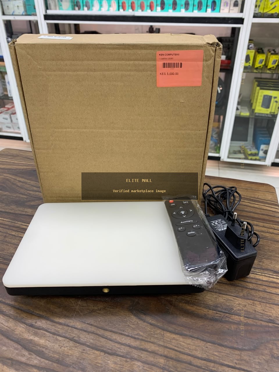 Camera LED Light with Remote and Power Supply from Ken Computers