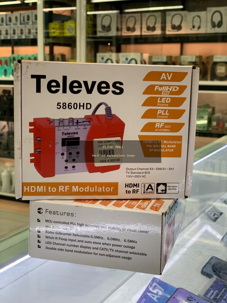 Televes 5860HD HDMI to RF Modulator Box from Ken Computers