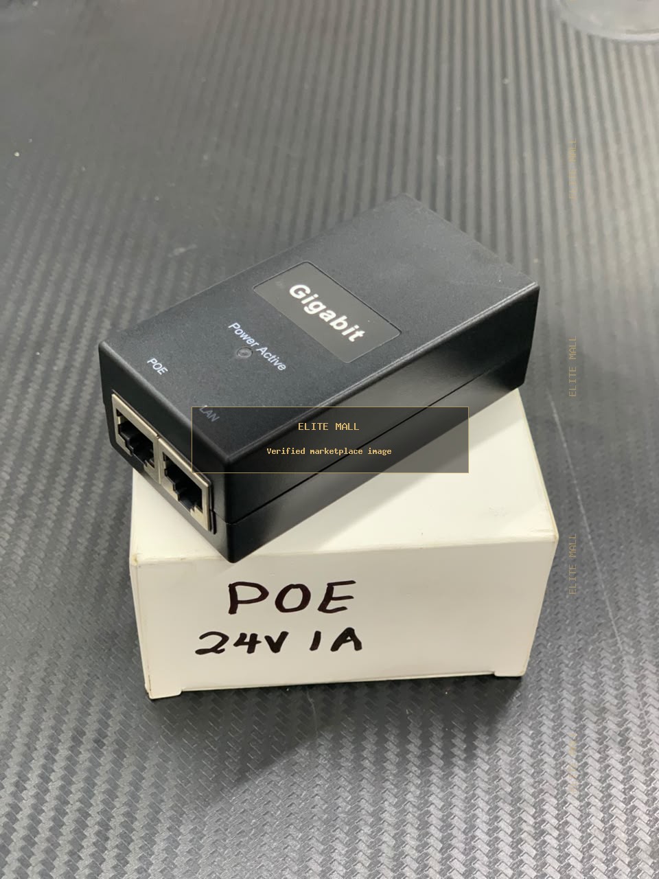 Gigabit POE Injector 24V 1A from Ken Computers
