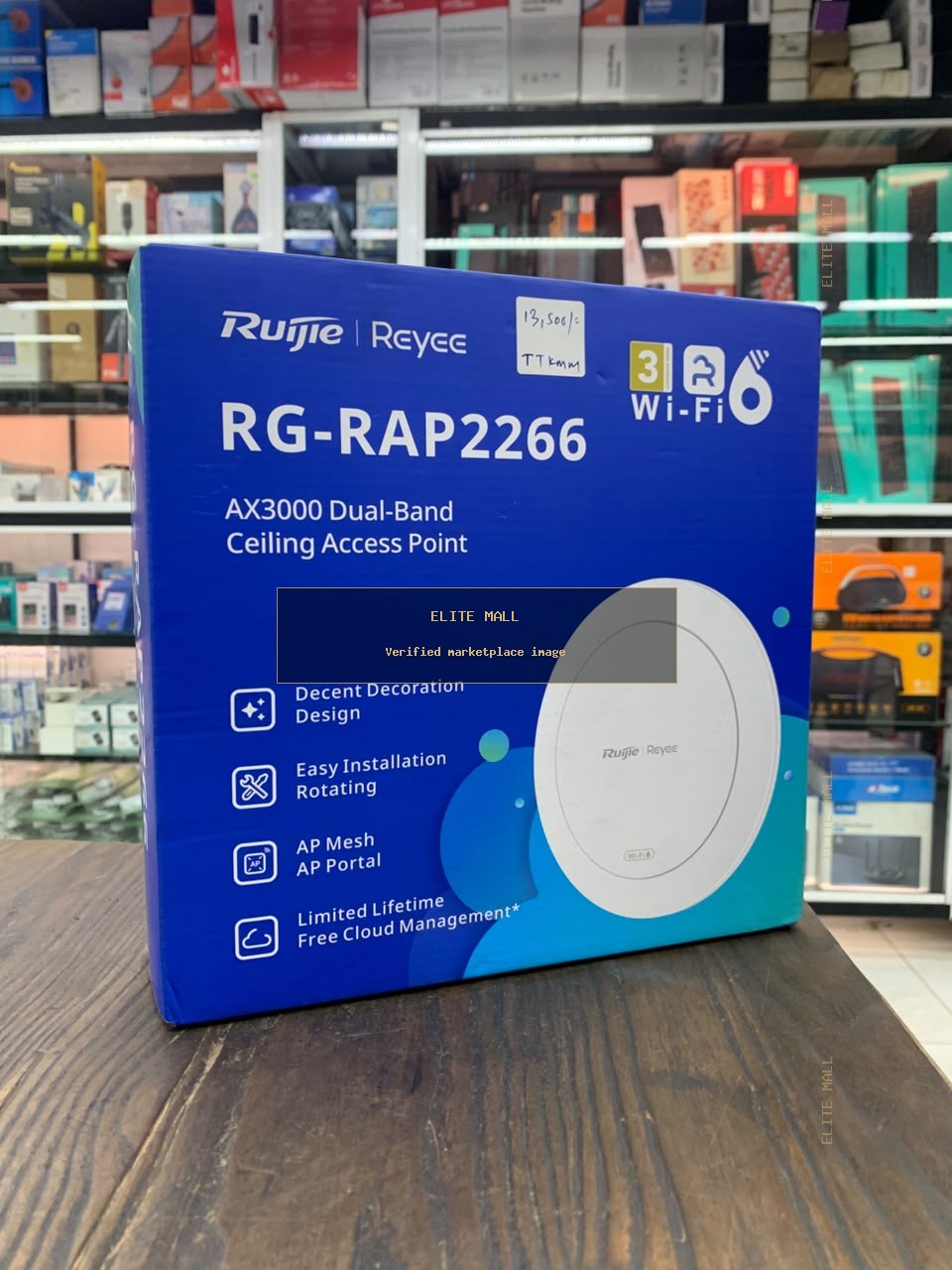 Ruijie Reyee RG-RAP2266 AX3000 Dual-Band Ceiling Access Point from Ken Computers