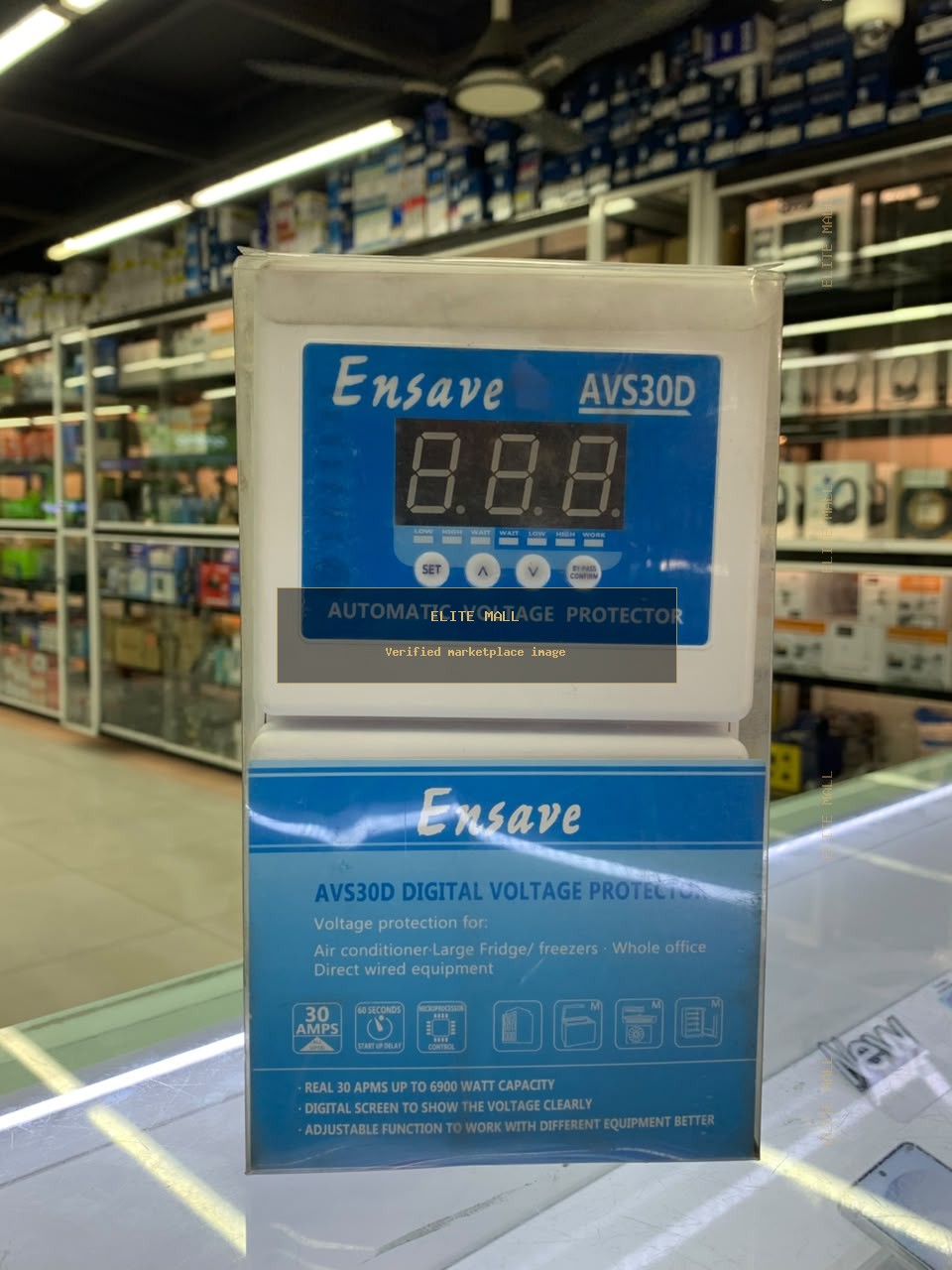 Ensave AVS30D Digital Voltage Protector Box from Ken Computers