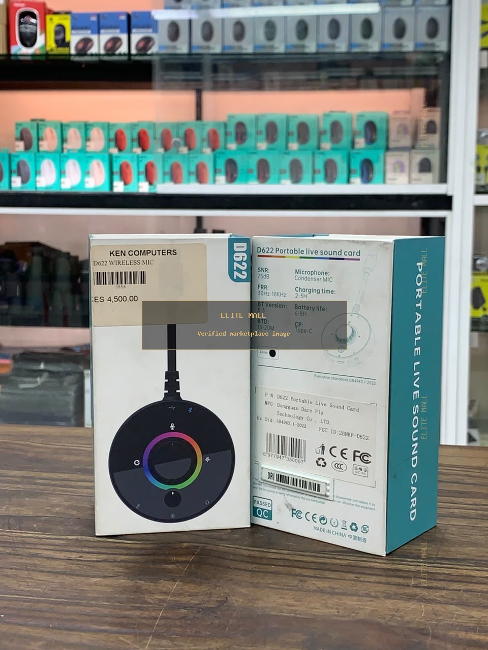 D622 Portable Live Sound Card / Wireless Mic