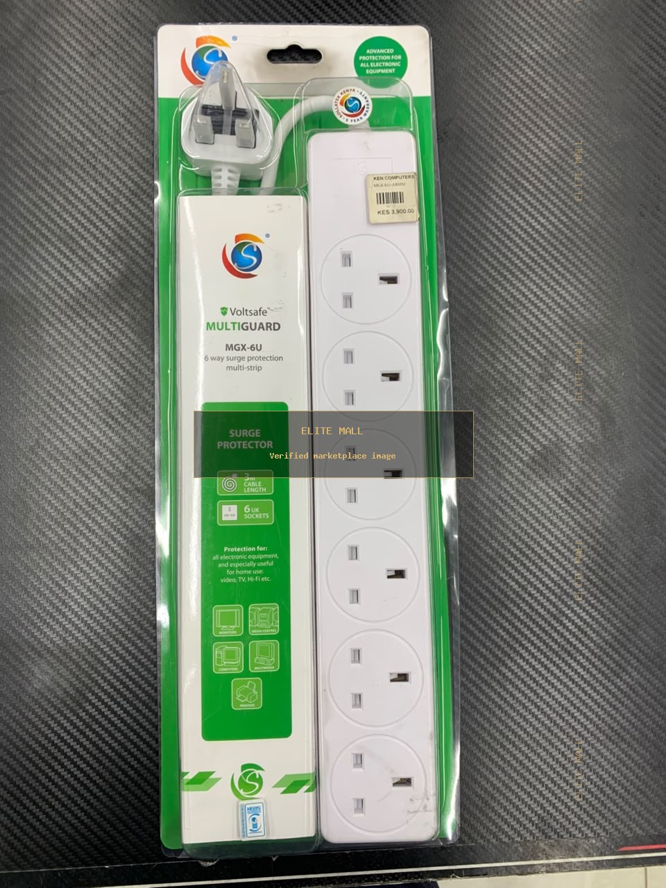 Voltsafe Multiguard MGX-6U Surge Protector Multi-Strip from Ken Computers
