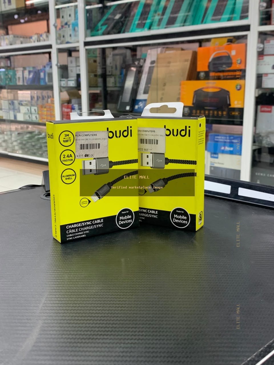 budi USB to Lightning Charge/Sync Cable 3M from Ken Computers