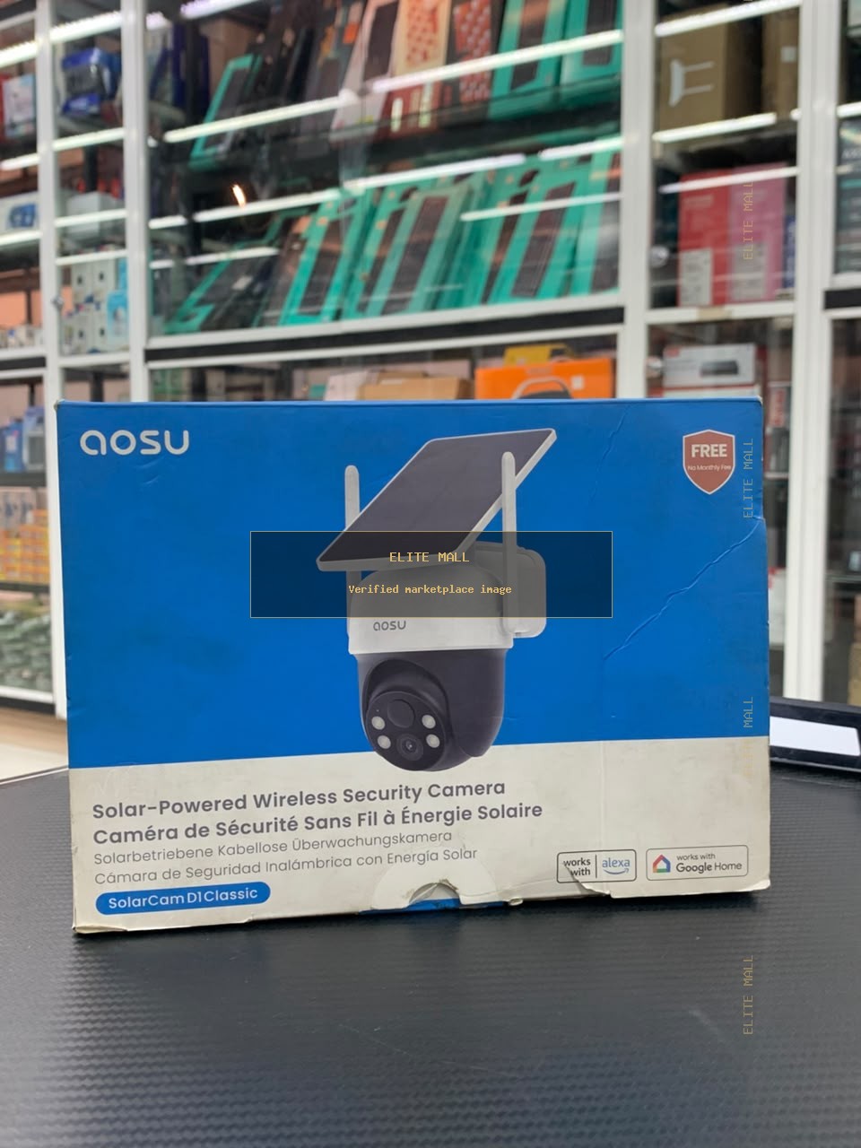 aosu SolarCam D1 Classic Solar-Powered Wireless Security Camera
