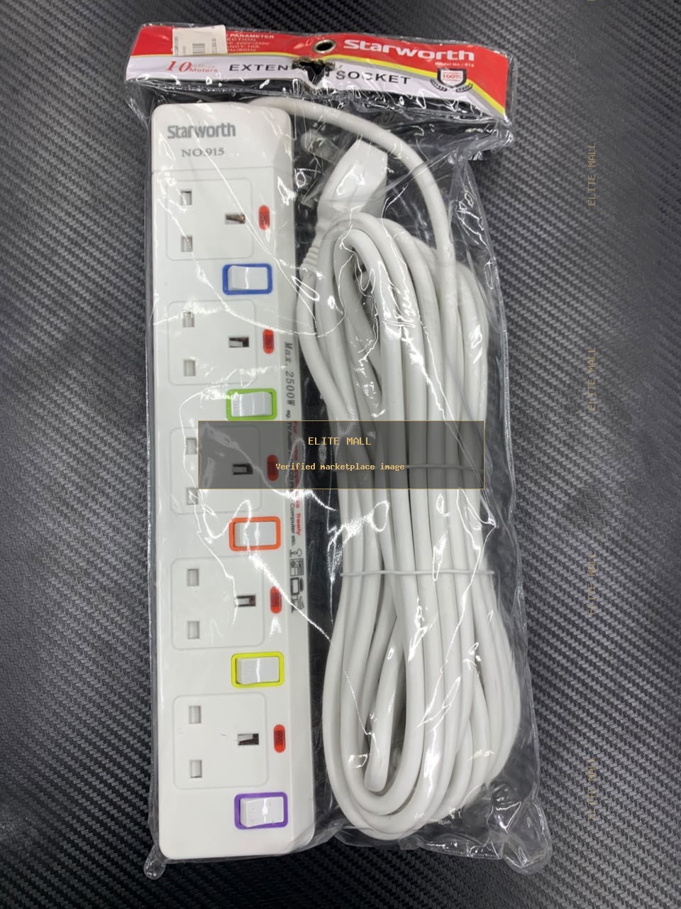Starworth No.915 10 Meters Extension Socket from Ken Computers
