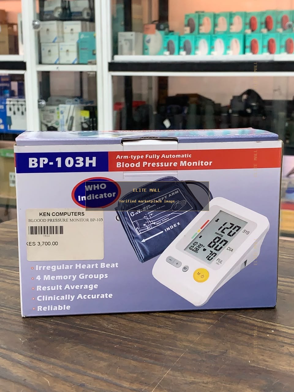 Arm-type Fully Automatic Blood Pressure Monitor BP-103H from Ken Computers