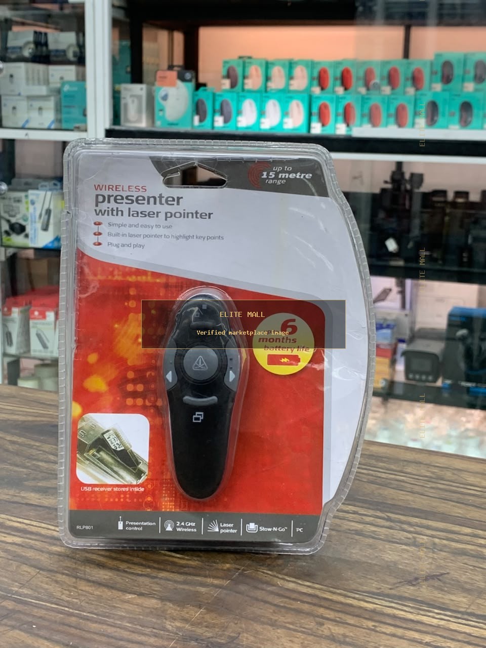 Wireless Presenter with Laser Pointer RLP801 from Ken Computers
