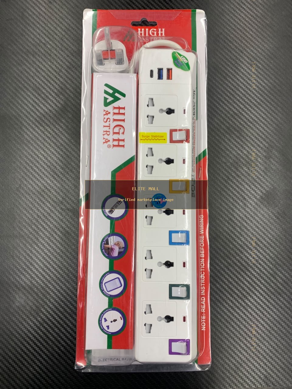 High Astra Power Extension Strip from Ken Computers