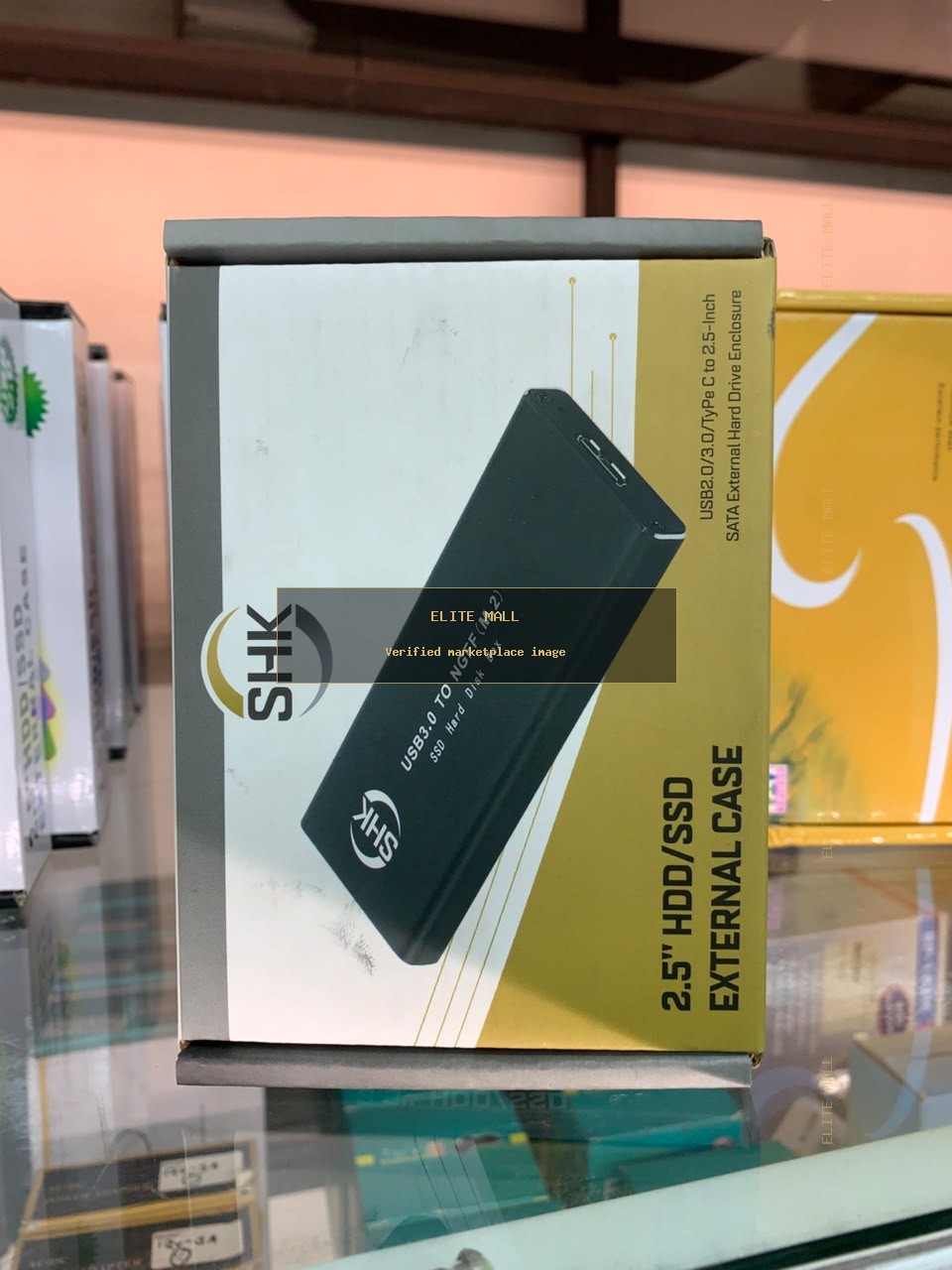 SHK USB3.0 to NGFF M.2 SSD Hard Disk Box from Ken Computers