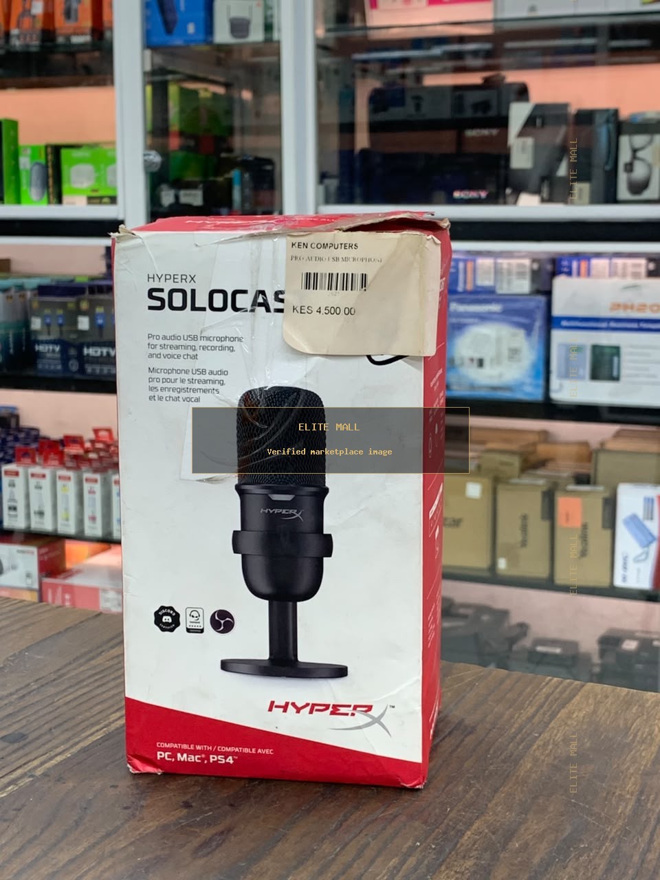 HyperX SoloCast Pro Audio USB Microphone from Ken Computers