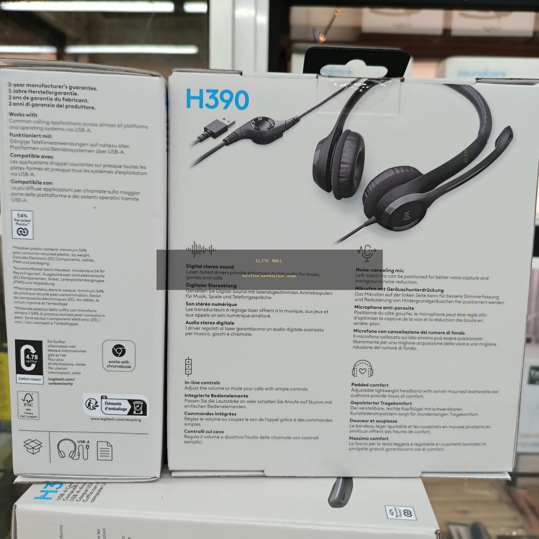 Logitech H390 USB Computer Headset