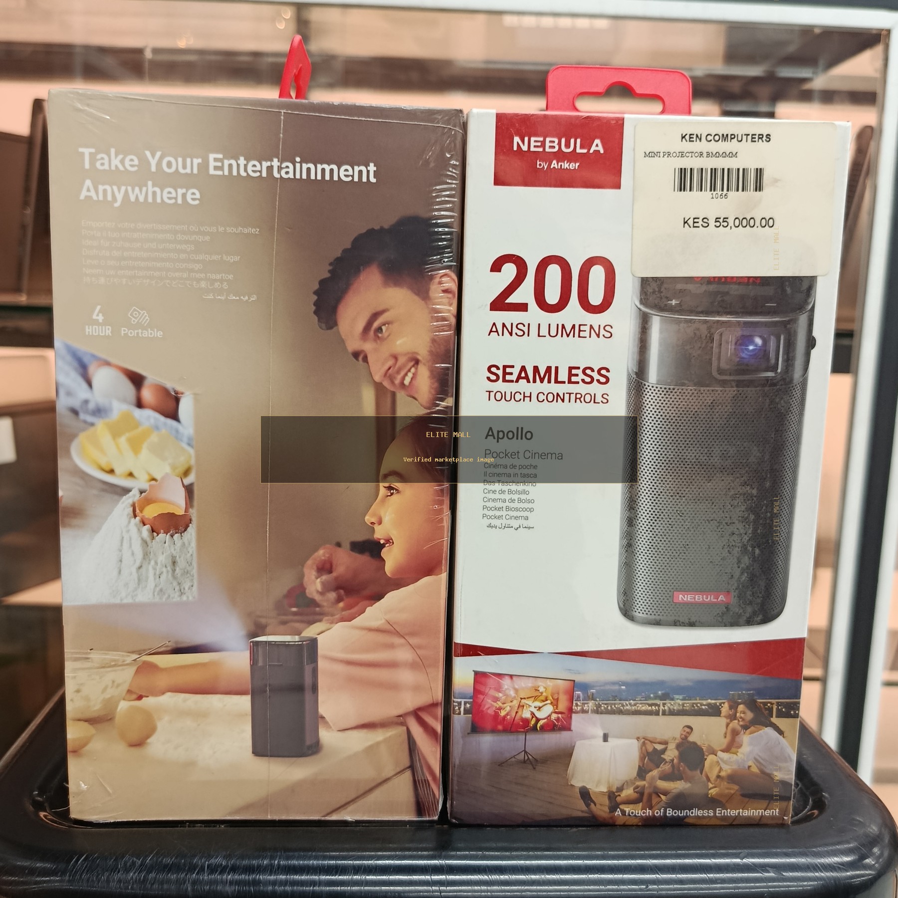 Anker Nebula Apollo Pocket Cinema Projector Box