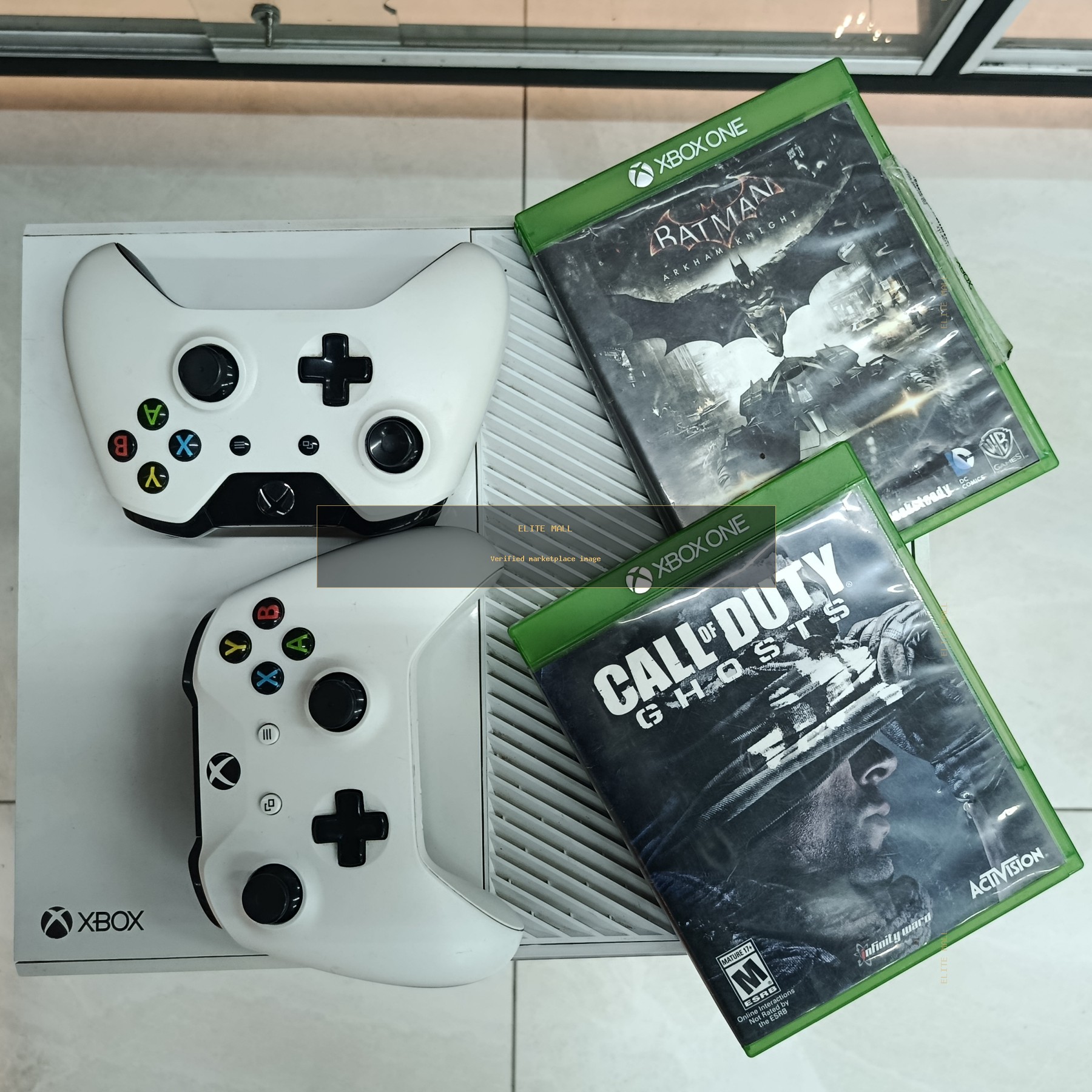 Xbox One Console Bundle with Controllers and Games