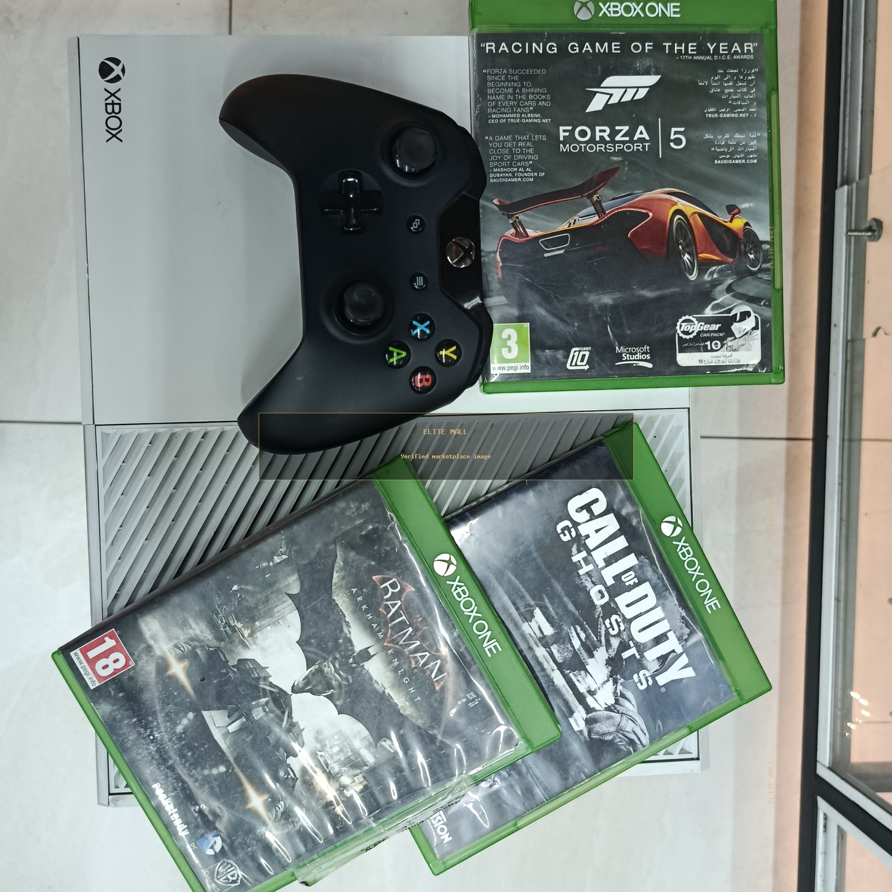 Xbox One Console Bundle with Controllers and Games