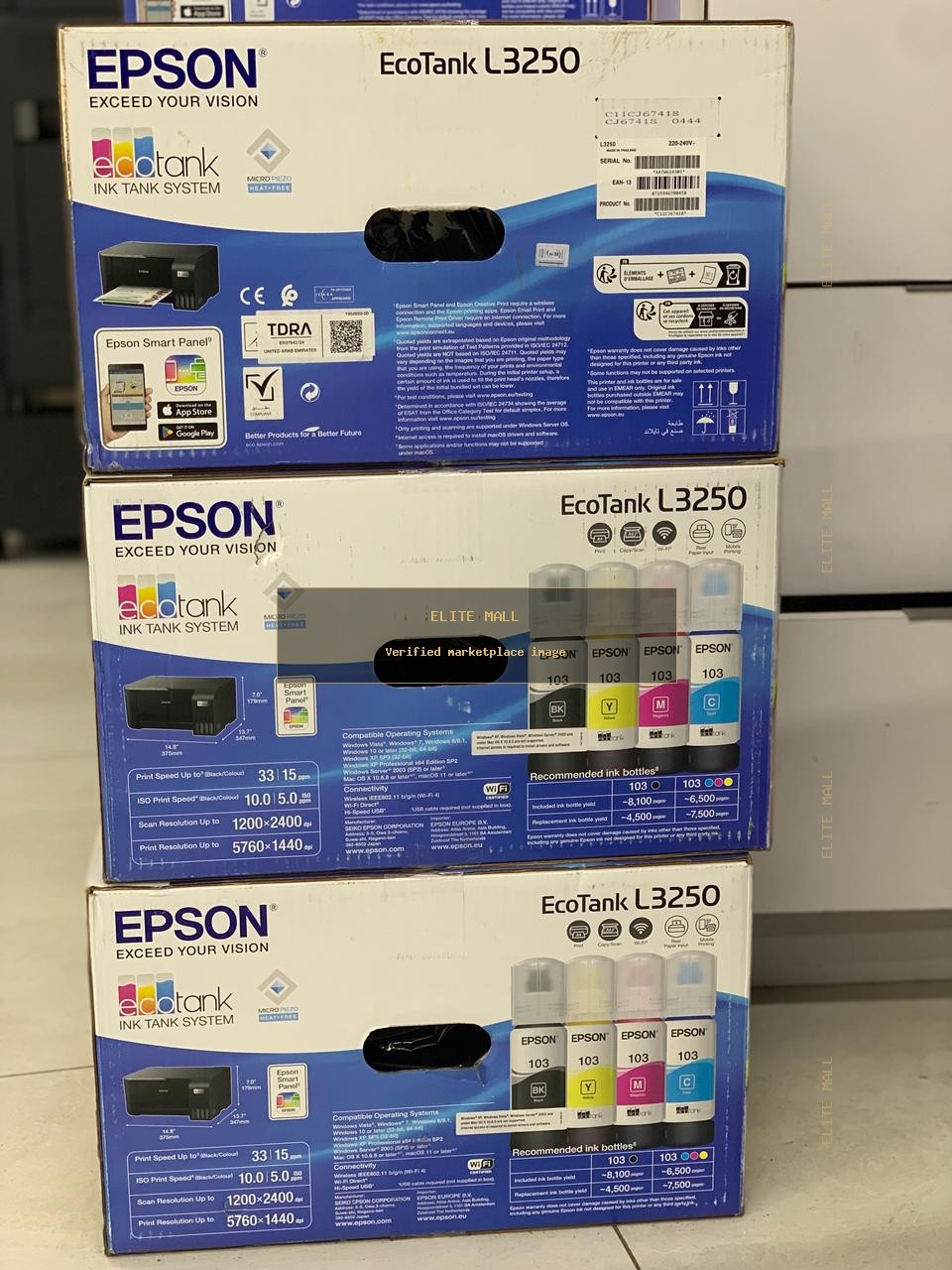 Epson EcoTank L3250 Printer