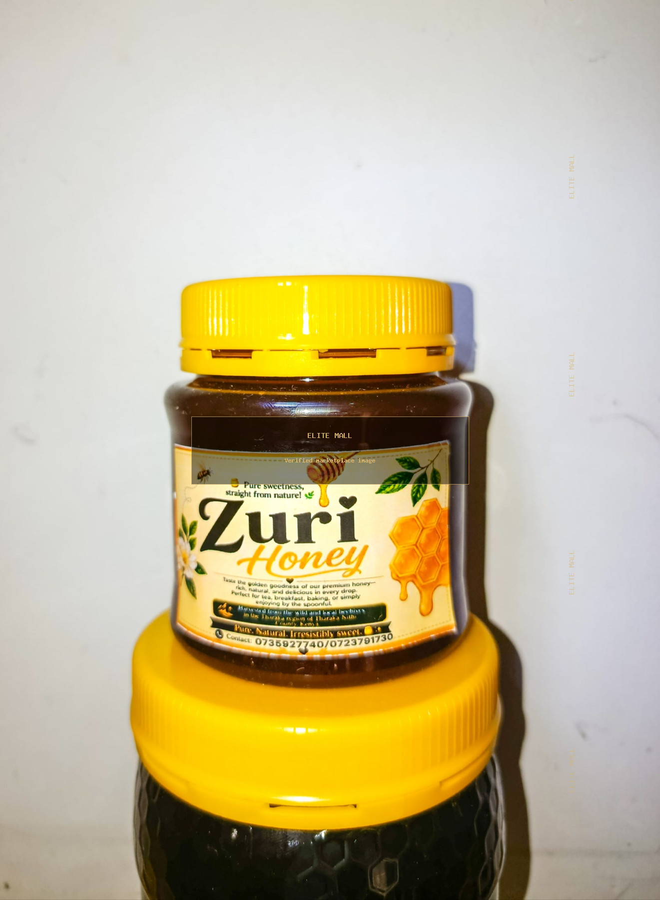 Zuri Honey Plastic Jar
