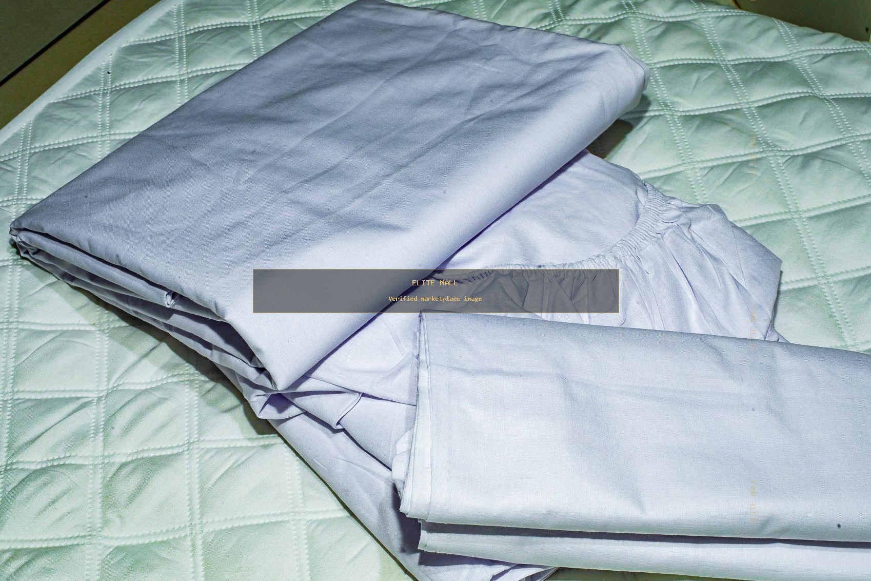 White Plain Bed Sheet Set