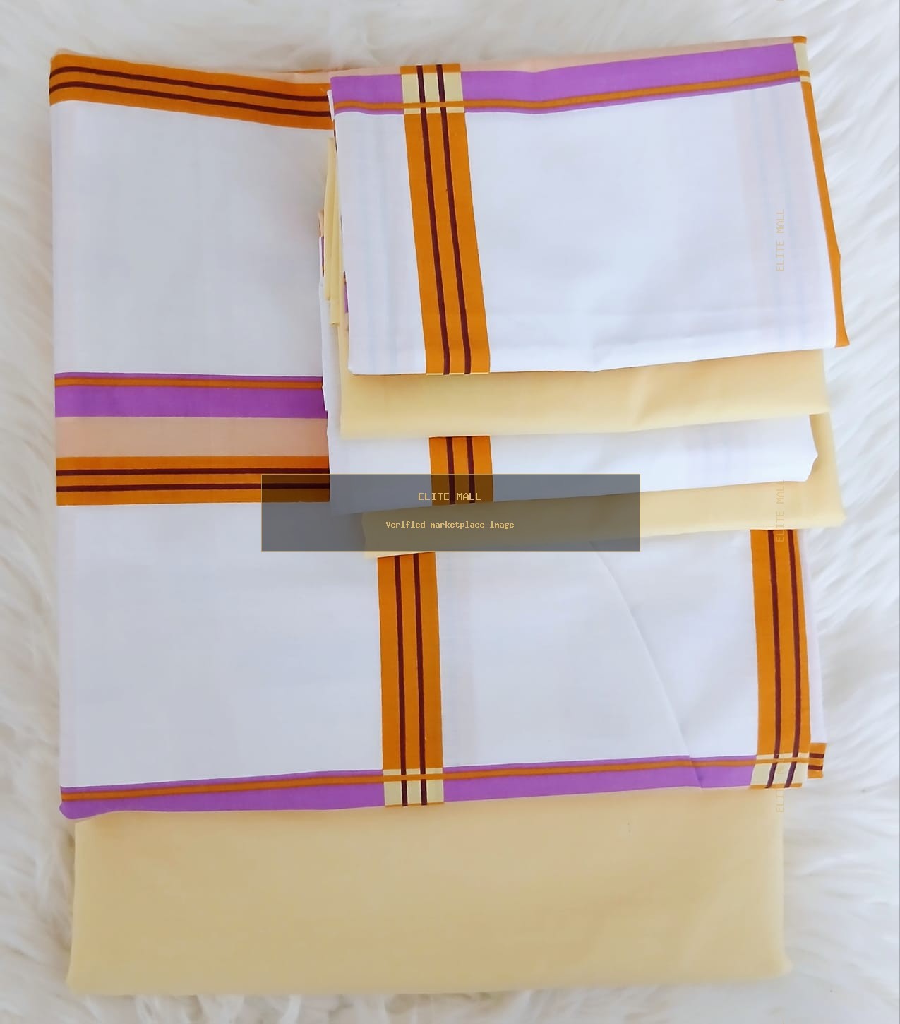 Yellow Tartan Mix-and-Match Bed Sheet Set