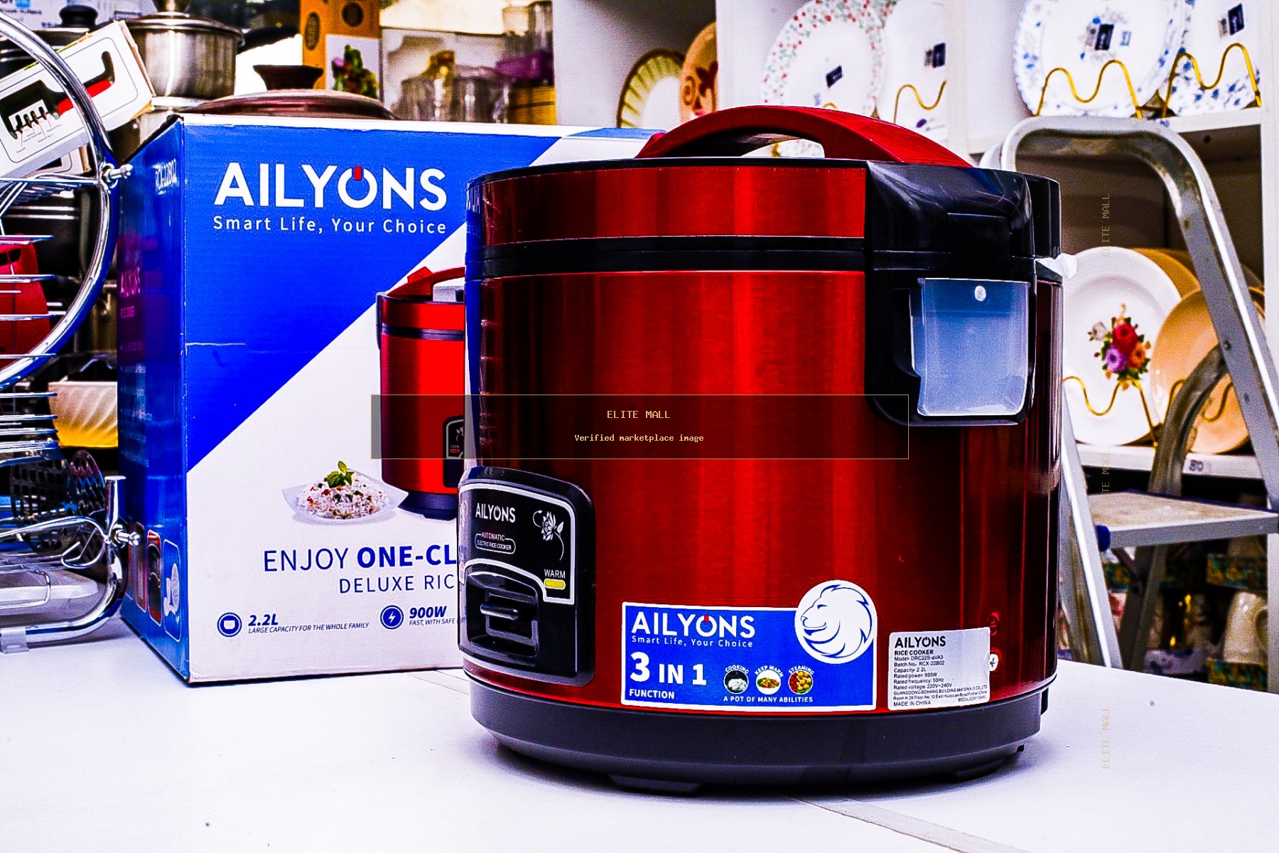 Ailyons RCX-22B02 2.2L Rice Cooker