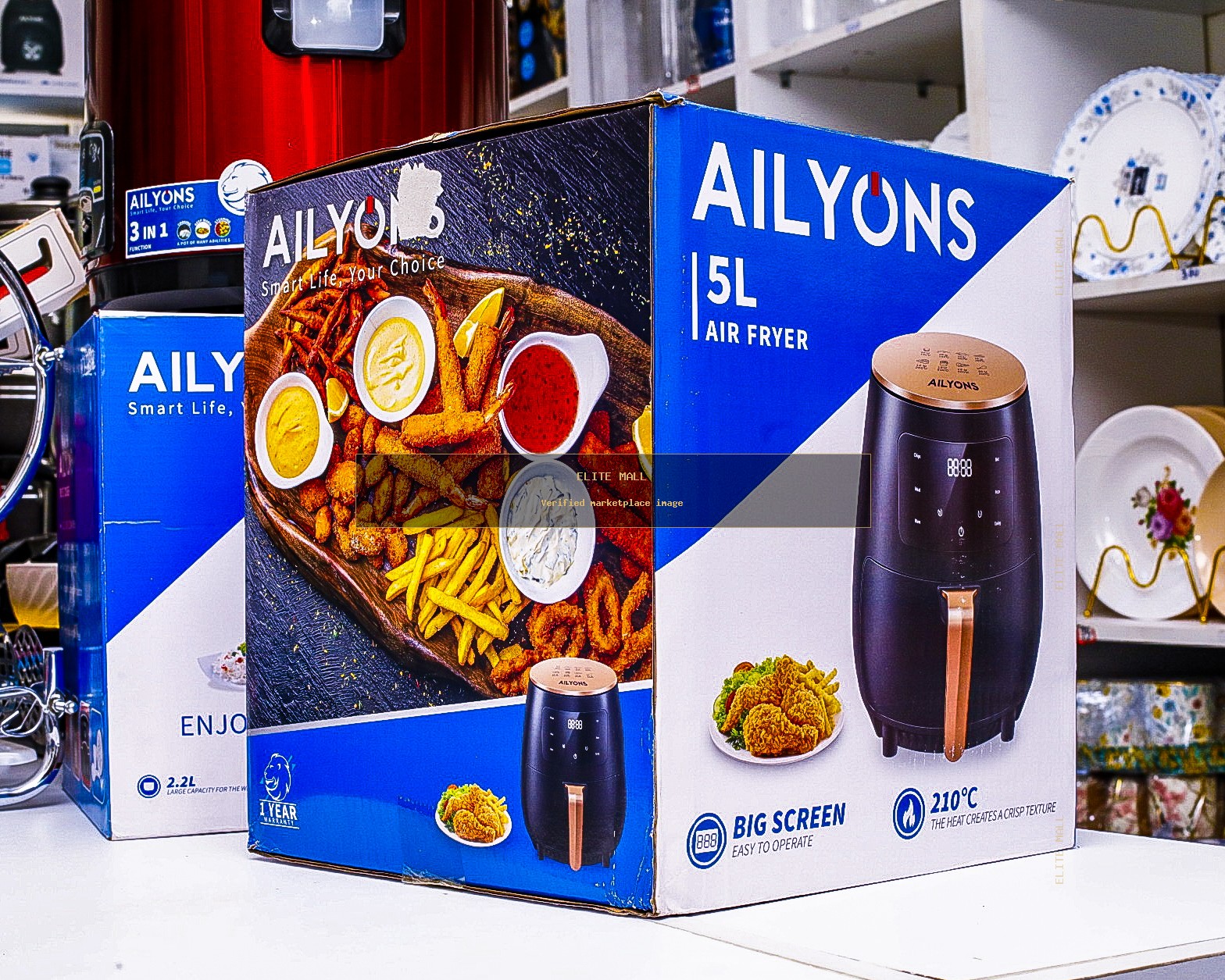 Ailyons 5-Litre Digital Air Fryer