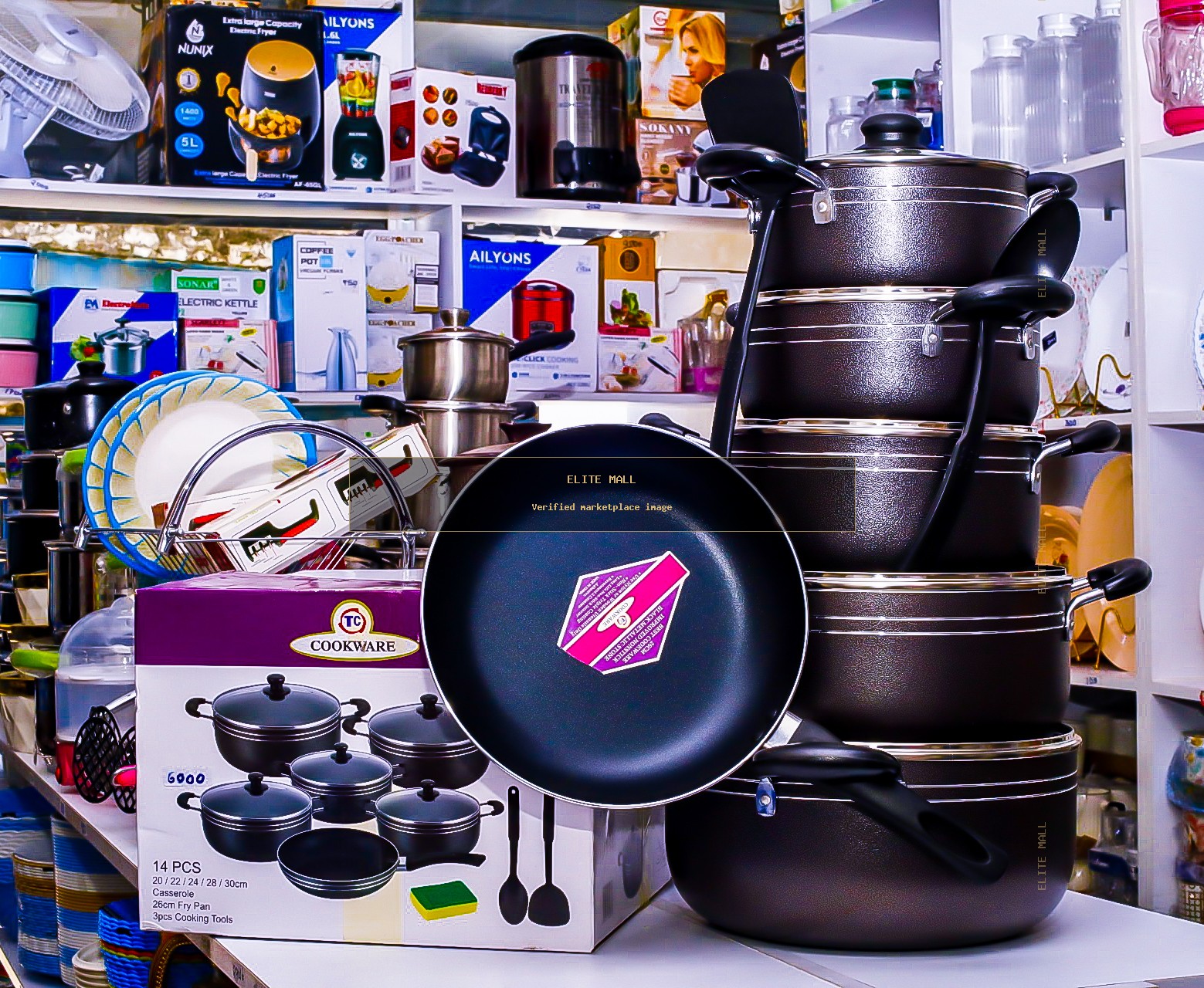 TC Original Non-Stick Cookware Set-14 pcs from TALULY AMOURY HOUSEHOLDS