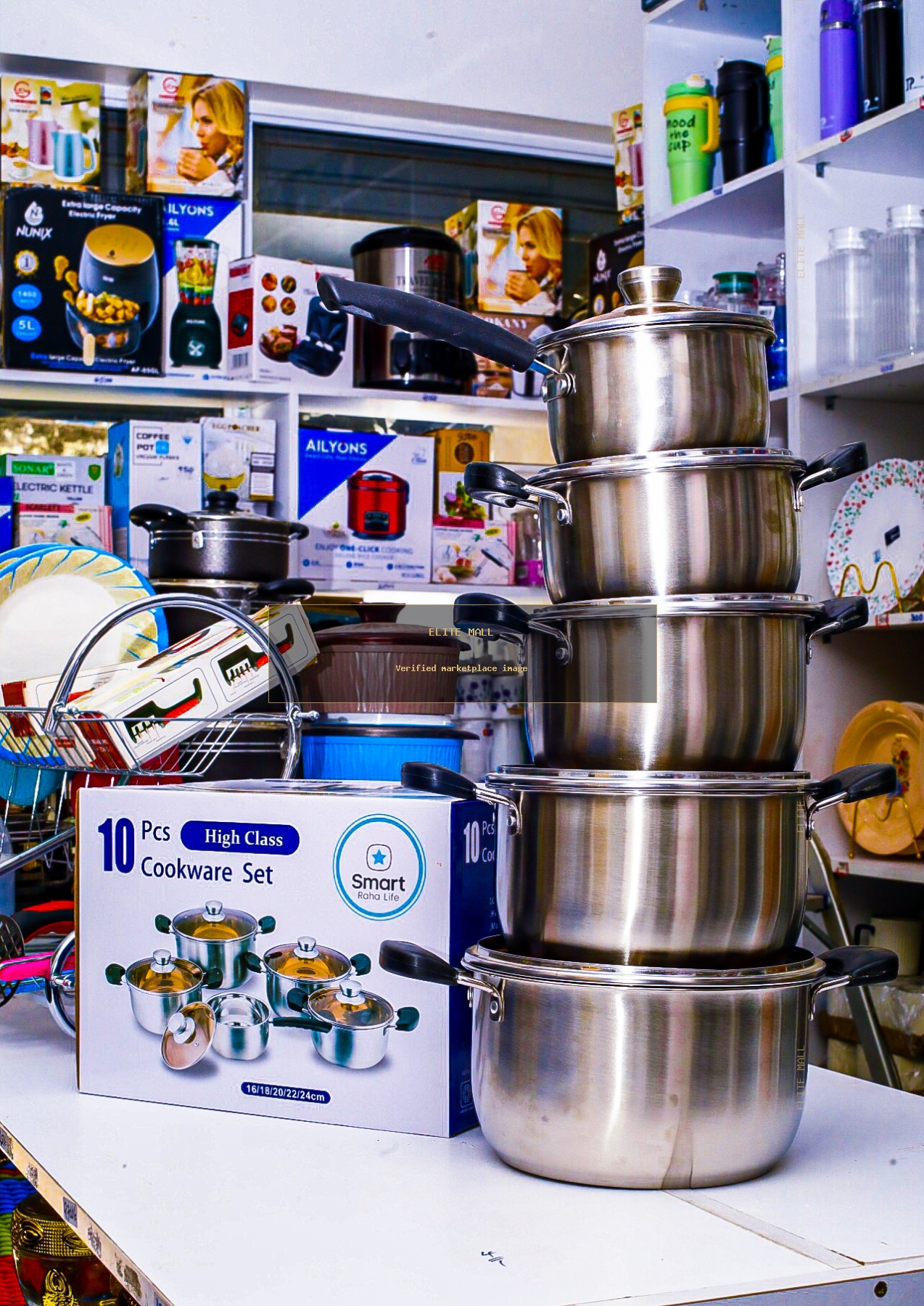 Smart Raha Life Cookware Set-10 pcs from TALULY AMOURY HOUSEHOLDS