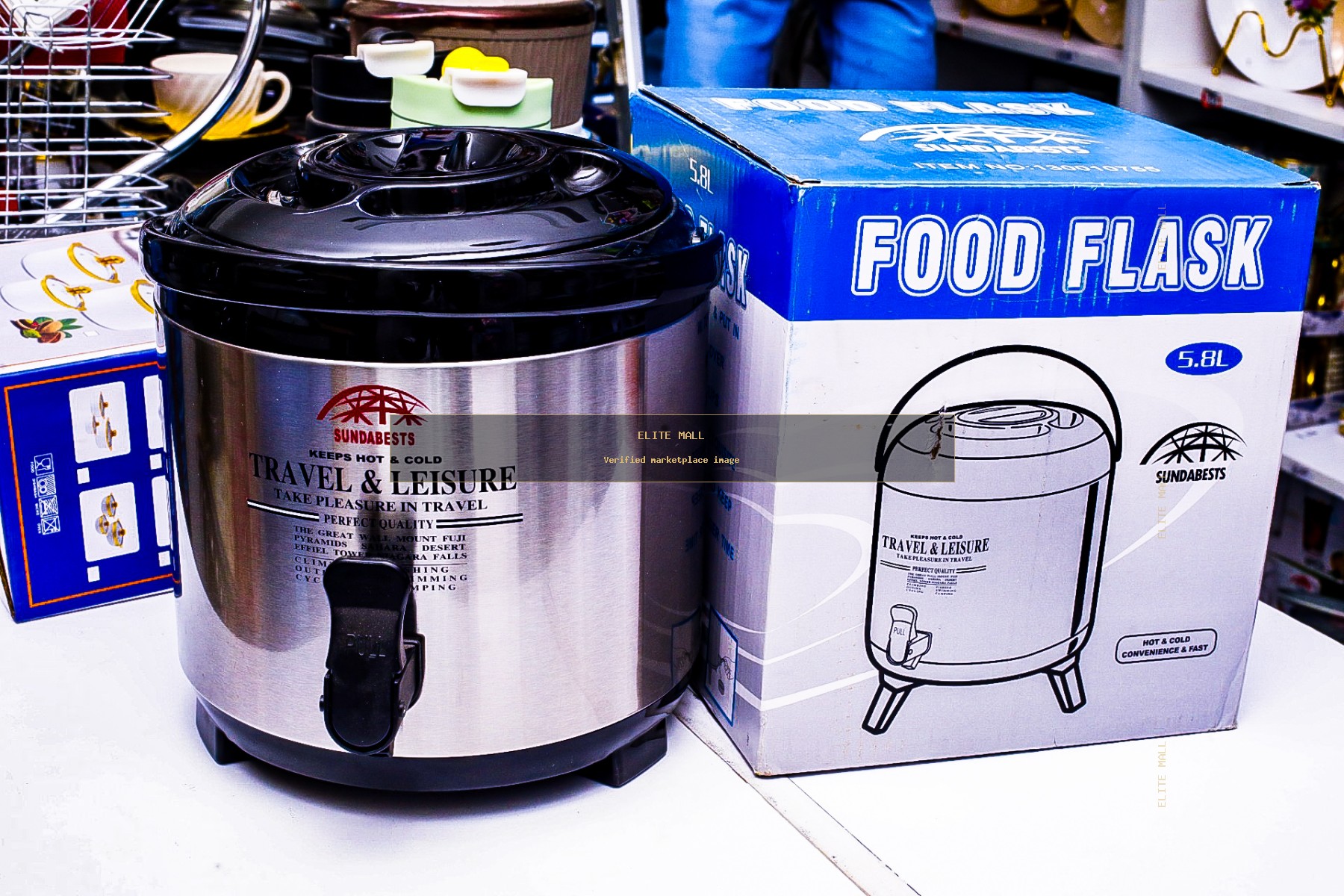 Sundabests Insulated Food Flask 5.8 Ltrs from TALULY AMOURY HOUSEHOLDS