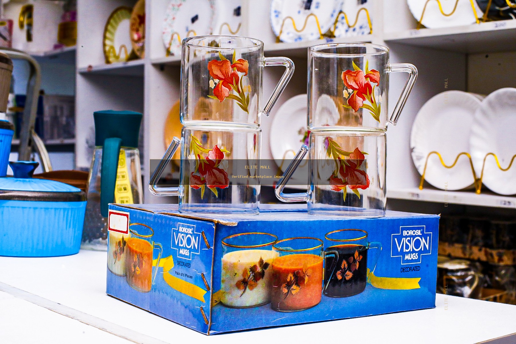 Ceramic mug-6 pcs from TALULY AMOURY HOUSEHOLDS