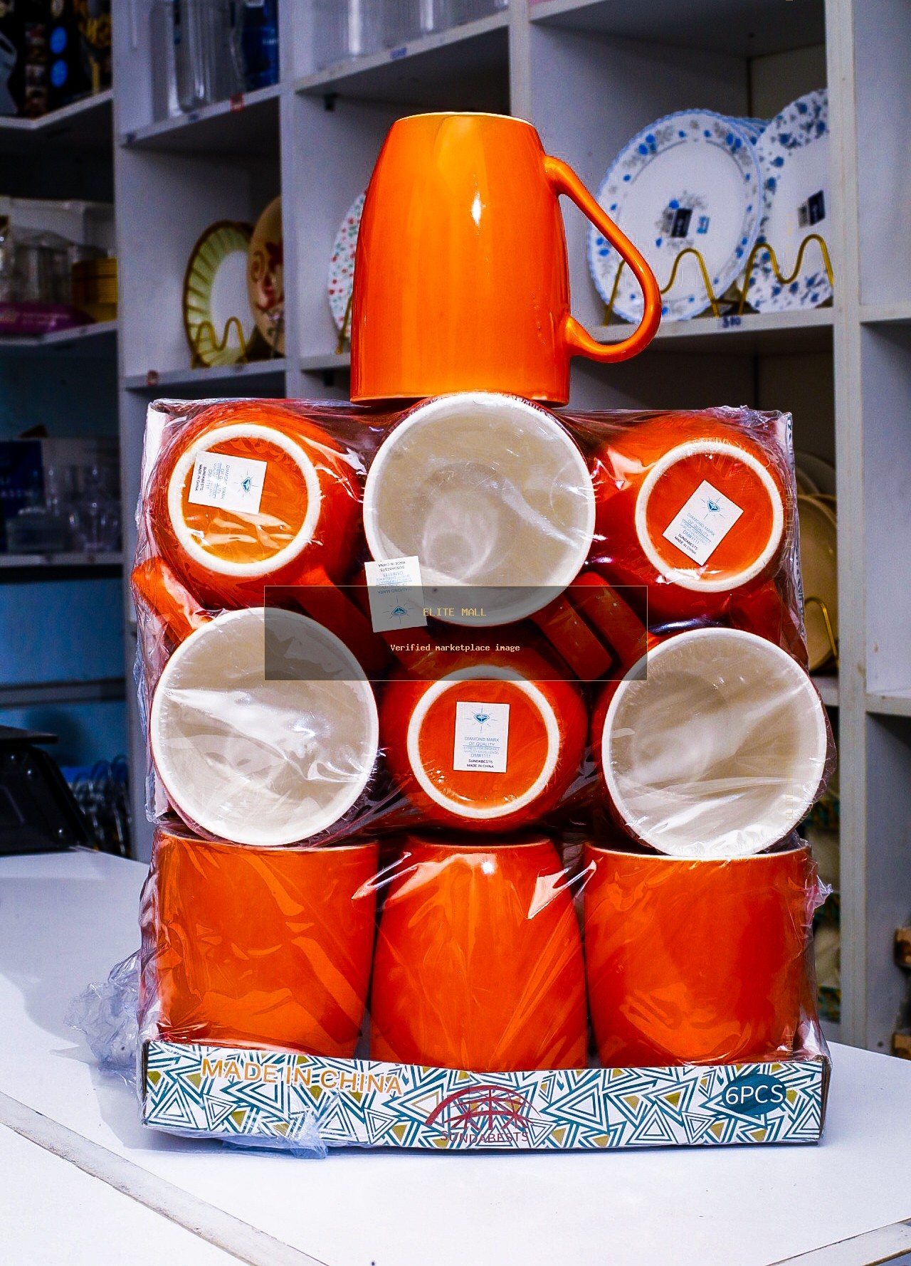 CERAMIC ORANGE MUG