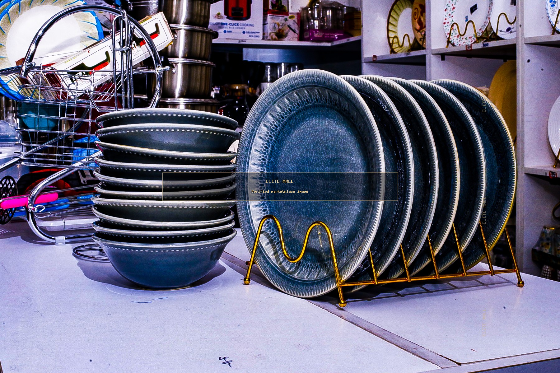 Ceramic Heavy plate 10 inch from TALULY AMOURY HOUSEHOLDS