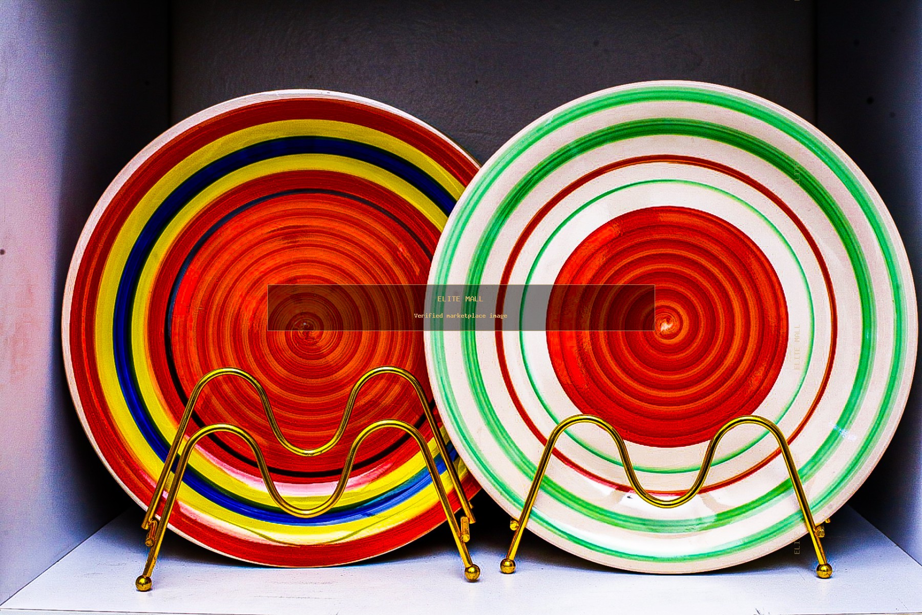 Multicolour Plate-10.5 inch